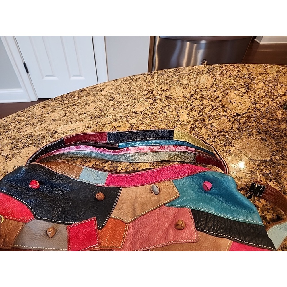 Leather Patchwork Purse - Picture 5 of 5